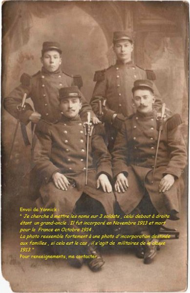 regiment100 11.jpg - Photo N° 11 : Photo de groupe de soldats du 100e régiment d'infanterie - 1914 1918.