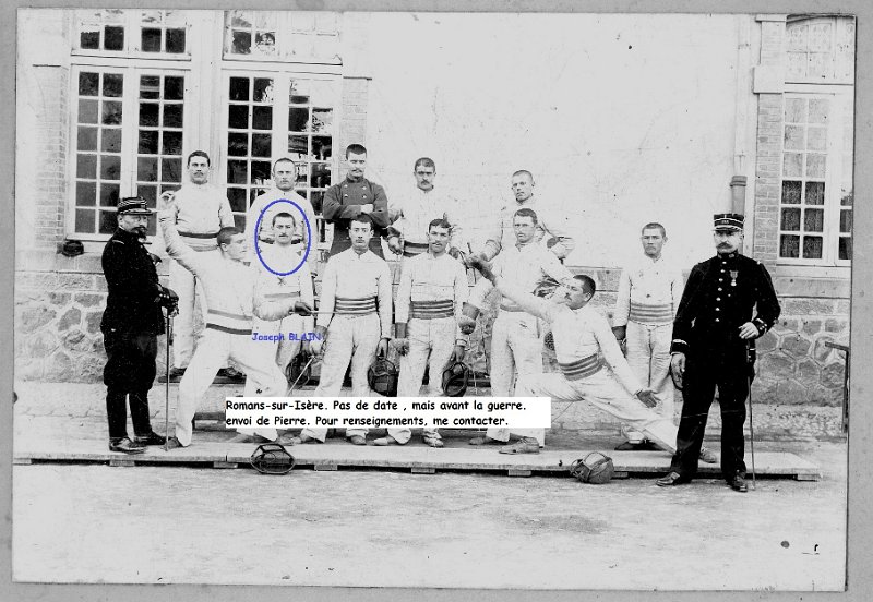 regiment105 1.jpg - Photo N° 1 : Joseph BLAIN, né en 1880, était "prévôt d'armes" au 105e RI.