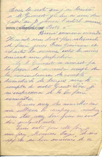 3 23 02 1915 c.jpg - 3 : Lettres de guerre de Joseph POURRICHOU du 107ème régiment d’infanterie, puis 302ème régiment d’infanterie. 23 février 1915
