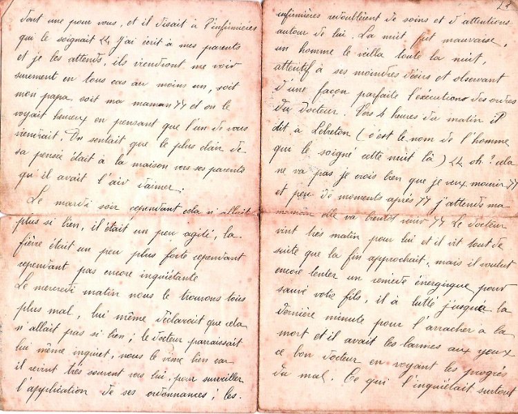 4.jpg - 4 : Les trois derniers jours de vie du soldat Georges Edmond SCHOUBERT du 114ème régiment d'infanterie. Lettre envoyée à ses parents, la lire :  ---->  http://www.chtimiste.com/carnets/Schoubert/Schoubert.htm