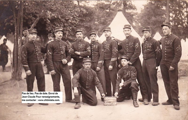 regiment128 23.jpg - Photo N° 23 : Sur l'écriteau : " Honneur aux Sapeurs du 128ème régiment d'infanterie - 87 au jus "