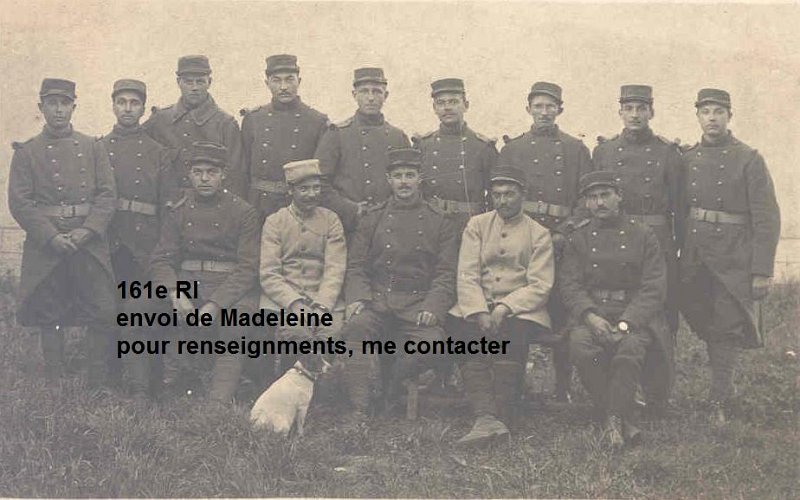 regiment161 13.jpg - Photo N° 13 : Soldats du 161e régiment d'infanterie.