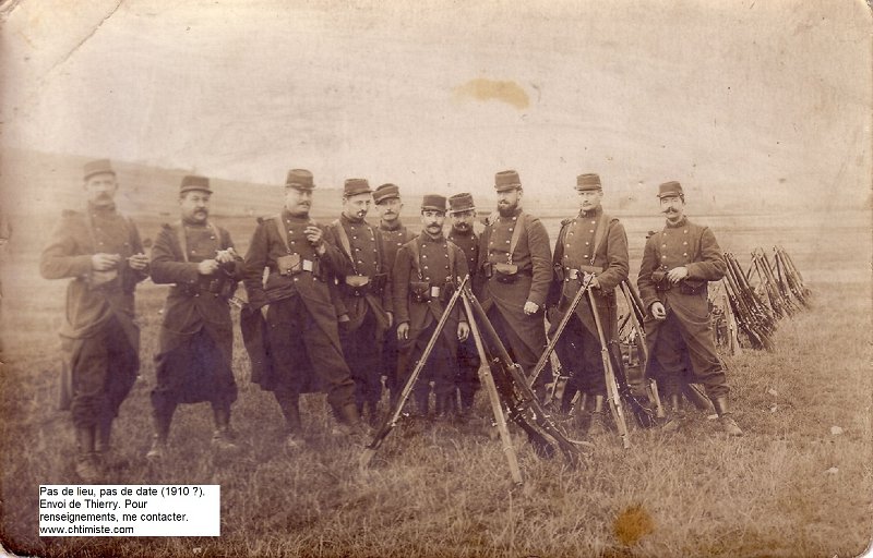 regiment161 24.jpg - Photo N° 24 : L'AGP de Thierry se trouve sur la photo. Thierry pense que la photo daterait de 1910.