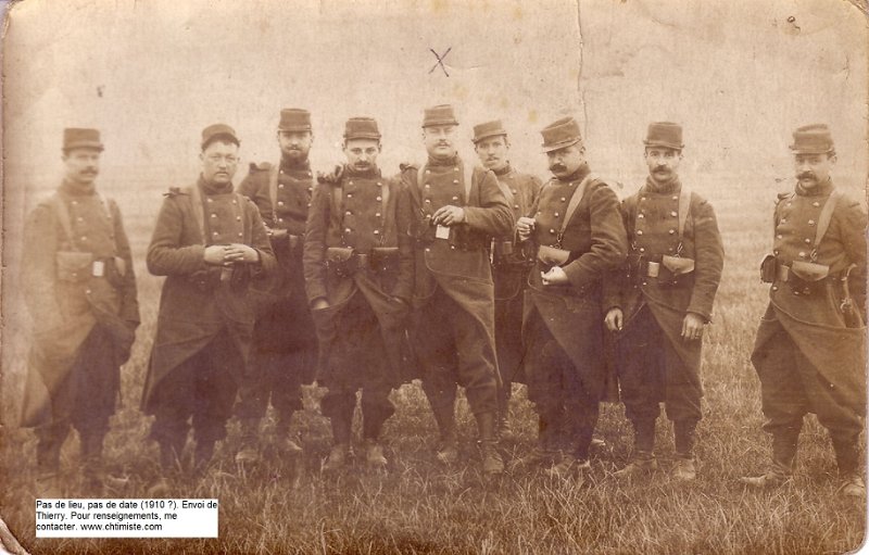 regiment161 25.jpg - Photo N° 25 : L'AGP de Thierry se trouve sur la photo. Thierry pense que la photo daterait de 1910.