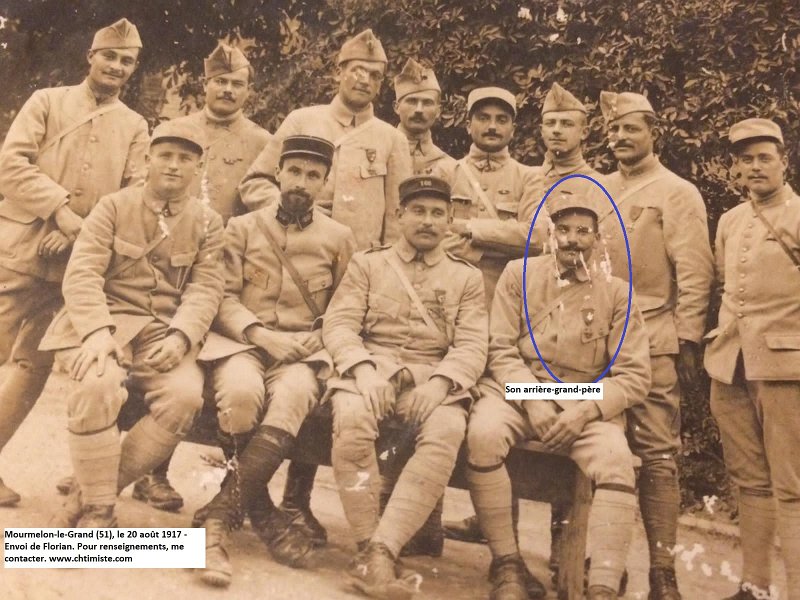 regiment166 16.JPG - Photo N° 16 : Mourmelon-le-Grand (51), le 20 août 1917 - 166e régiment d'infanterie