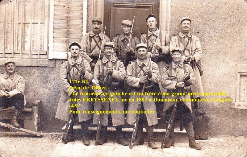 regiment171 8.jpg - Photo N° 8 : Photo prise au mêm endroite que la n° 14 (qui est d'avant mai 1915)