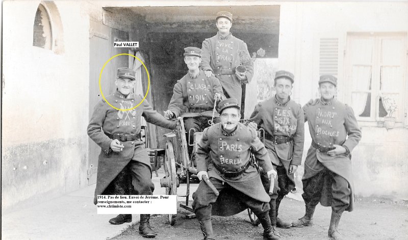 regiment17 35.jpg - Photo N° 35 : Paul VALLET du 17ème régiment d'infanterie - Classe 1914