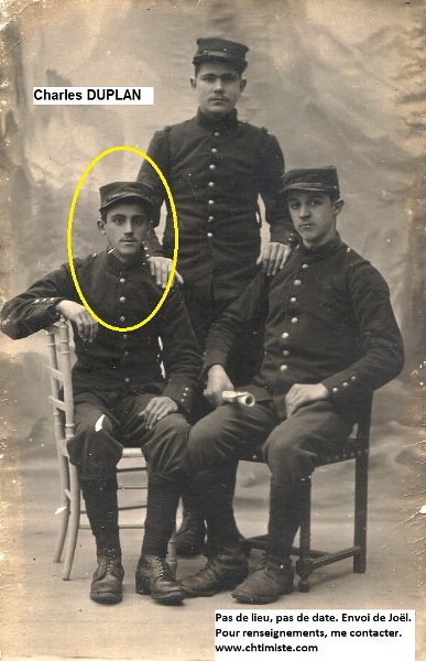 regiment30 6.jpg - Photo N° 6 : Charles DUPLAN était de la classe 1915, la photo doit donc datée de fin 1914 ou 1915, et prise lors de sa formation.