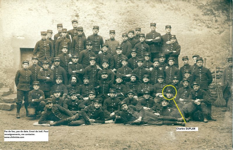 regiment30 8.jpg - Photo N° 6 : Charles DUPLAN était de la classe 1915, la photo doit donc datée de fin 1914 ou 1915, et prise lors de sa formation.