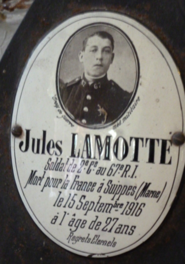 67eRI LAMOTTE.jpg - LAMOTTE Jules du 67e régiment d'infanterie - Pas trouvé dans mémoires des Hommes !!!