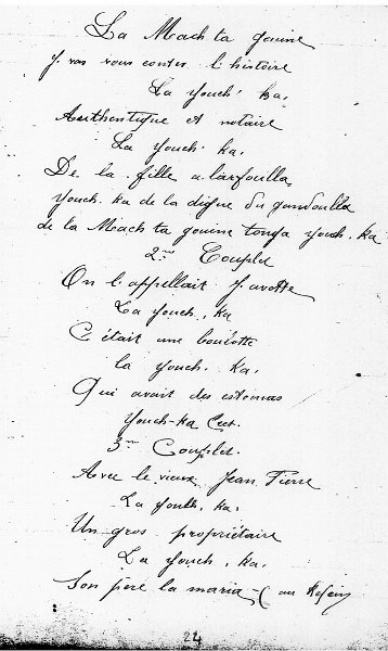 24.jpg - Cahier de chansons et de poèmes de Jean Marie DUCLOS du 68e régiment d’infanterie. Les lire ici :    http://www.chtimiste.com/carnets/Duclos/Duclos.htm