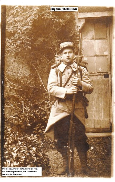 pichereau1.jpg - Eugène PICHEREAU du 89ème régiment d'infanterie, mort pour la France le 2 mars 1915