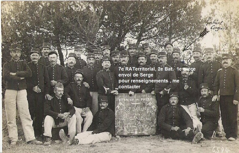 regimentartillerieterritoriale7 1.jpg - Photo N° 2 : Groupe territorial du 7e régiment d'artillerie.
