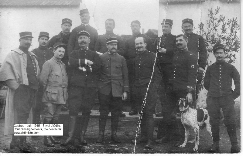 regimentartillerie9 7a.JPG - Photo N° 7 recto : Carte datée du 3 juin 1915 à Monsieur Émile GUIRAUD. (Voir verso). 