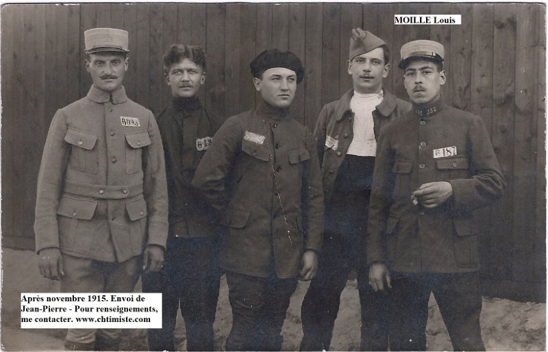 campmannheim4.jpg - Photo N° 4 : MOILLE Louis 1902 (né le 21 décembre 1882 à Paris). Sergent au 152e régiment d'infanterie, il a été fait prisonnier et interné au camp de Mannheim.