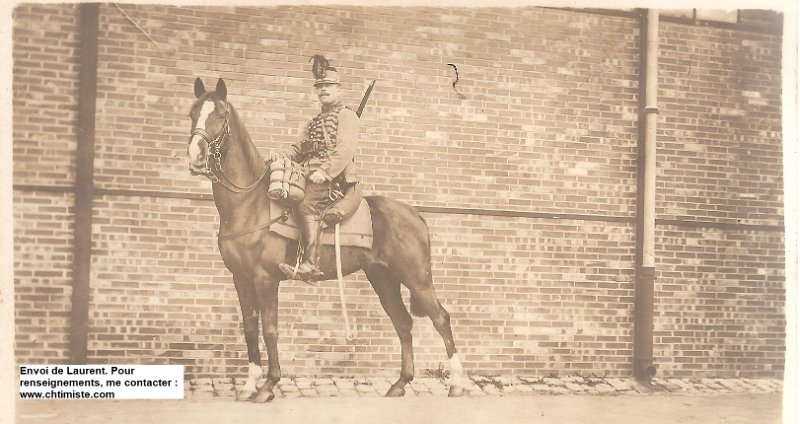 15eRCC Ferault1.jpg - Jules GERAULT du 15ème régiment de chasseurs à cheval - 1913