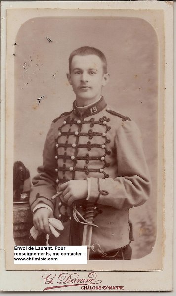 15eRCC inconnu1.jpg - Inconnu n° 1 du 15ème régiment de chasseurs à cheval - 1913