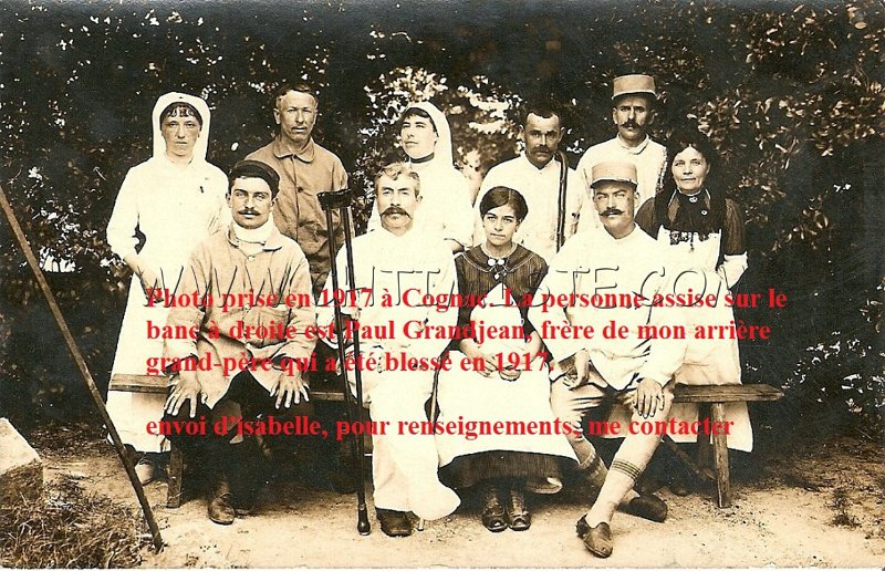 Cognac1.jpg - Photo N° 1 : Hôpital de Cognac. 1917