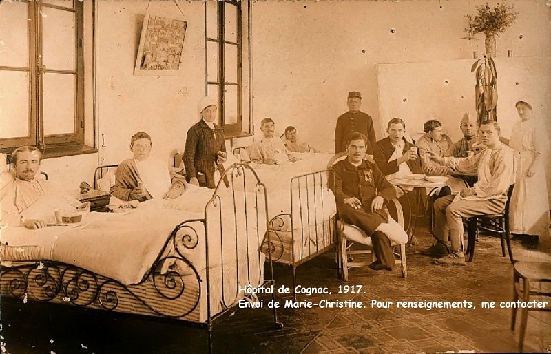 Cognac2.jpg - Photo N° 2 : Hôpital de Cognac. 1917.