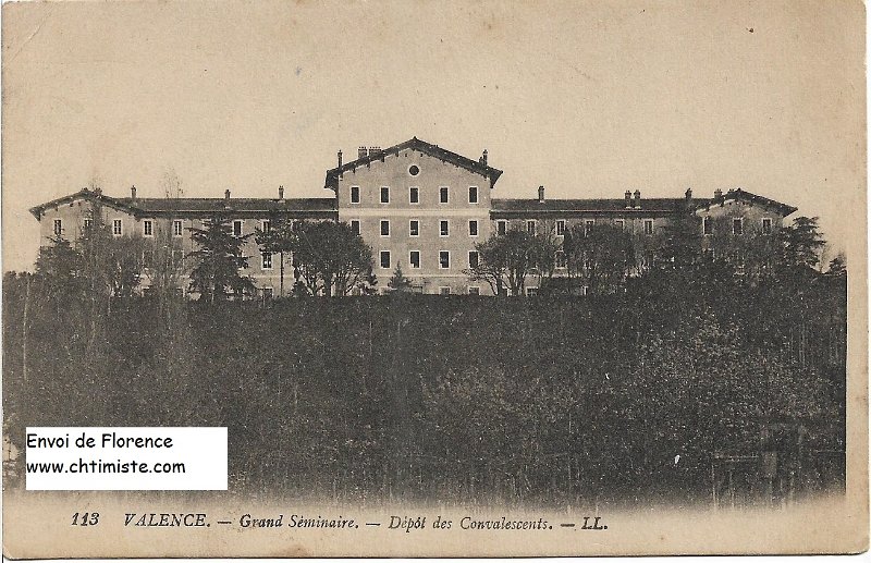 Valence2.jpg - Photo N° 2 : Grand séminaire, dépôt des convalescents.