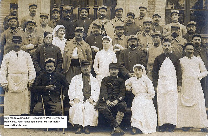 Montauban2.jpg - Photo N° 2 : Hôpital de Montauban - Décembre 1916.