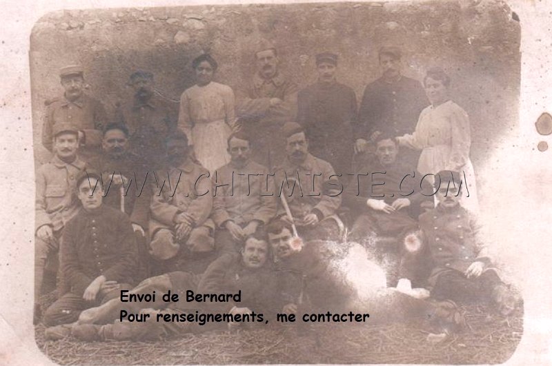 hopitalinconnu95.JPG - 95 : Envoi de Bernard : " Liste des hôpitaux où mon grand-père a été admis suite à de graves blessures reçues le 27 mars 1915 : Verdun , Vittel , Narbonne , Berck , Boulogne-sur-Mer. Cette photo provient de l'un de ces hôpitaux "