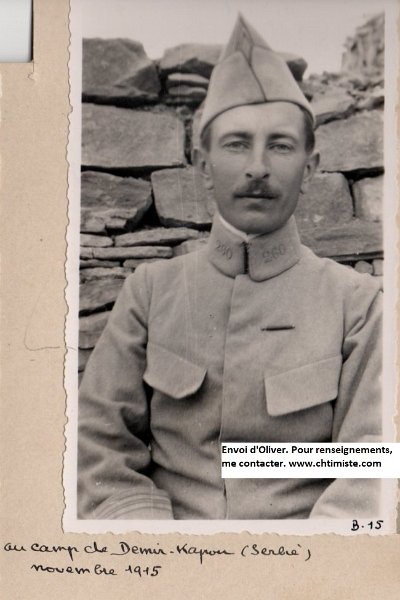 3.jpg - 3 : novembre 1915 - Camp de Demir-Kapou