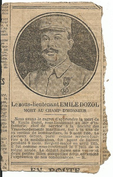 61eRI DOZOL Emile c.jpg - Coupure de journal