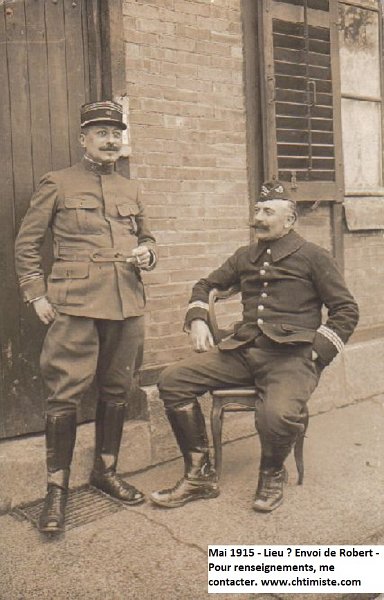 regimentterritorial41 1.jpg - Photo N° 1 : Mai 1915 - Lieu ? - Commandant DE MONTHEL sur la photo ?