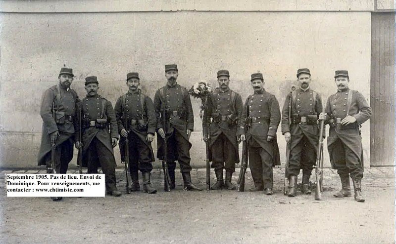 regimentterritorial70 9.jpg - Photo N° 9 : '' Les premiers tireurs '' - 70ème régiment d'infanterie territoriale - 1905