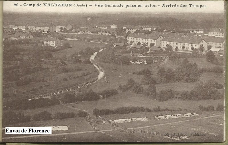 Valdahon4.jpg - Photo N° 4 : Camp de Valdahon. 1914-1918. Vue générale