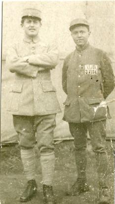 Lucien Derouet & Marcel Decugniere - Prisonnier au camp de Lagensalza Allemagne 1918